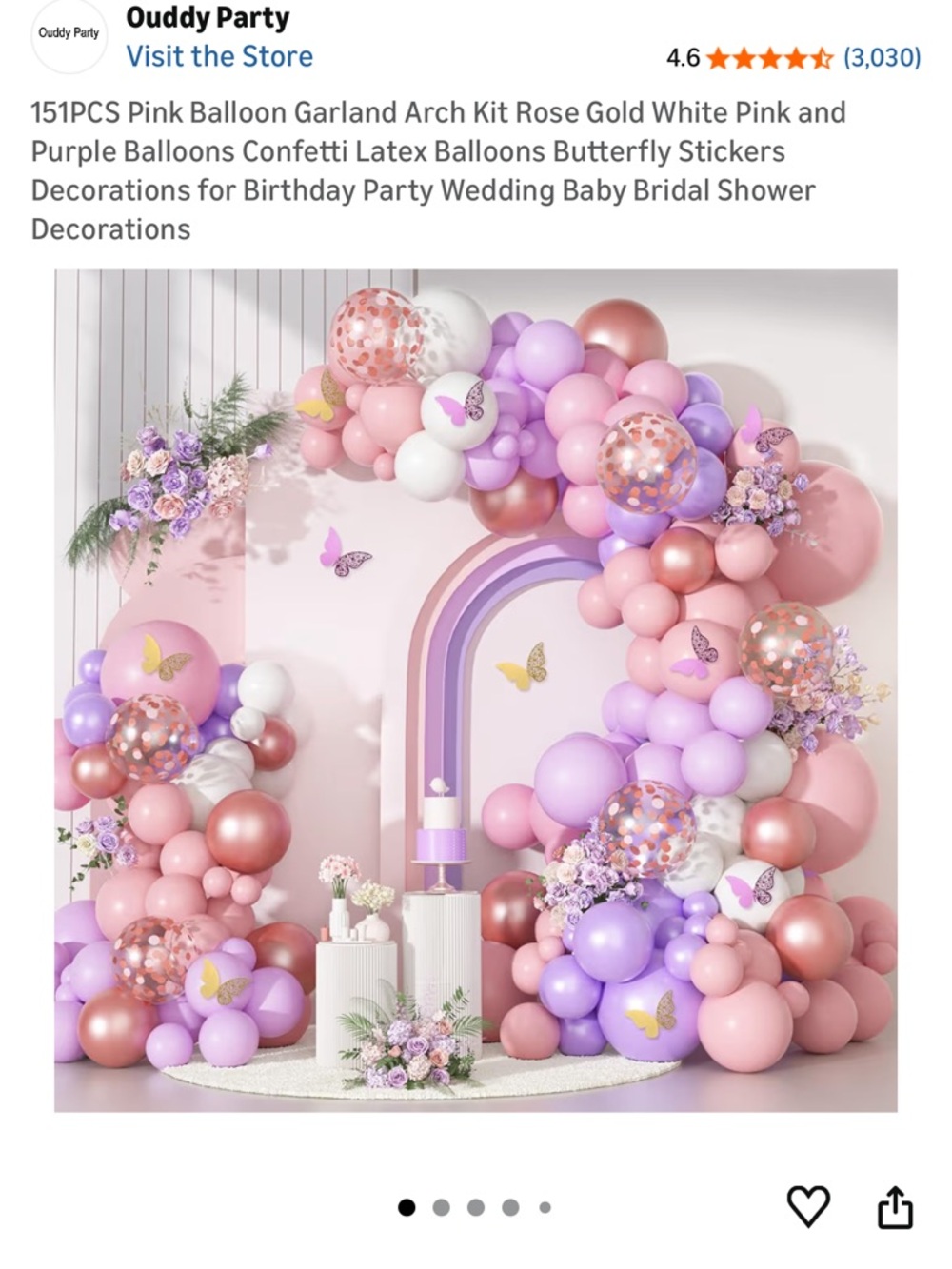 Misc Baby Shower Decorations Baby Girl Balloons Balloon Arch Elephant Banner